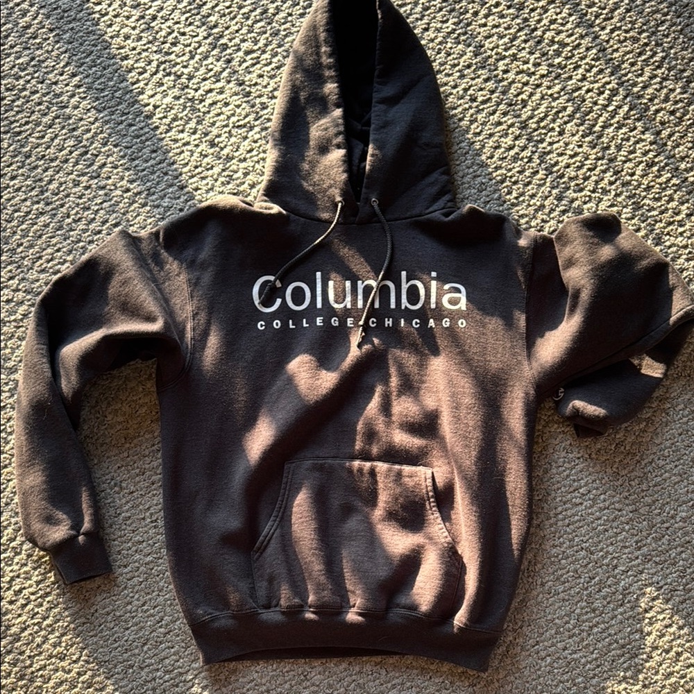 Columbia College Chicago Gray Hoodie - Unisex Womens Medium/Mens Small